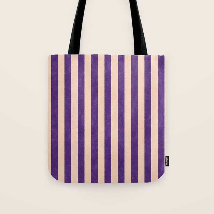 STRIPES 001 H - Fig Tote Bag Gallery Image 1
