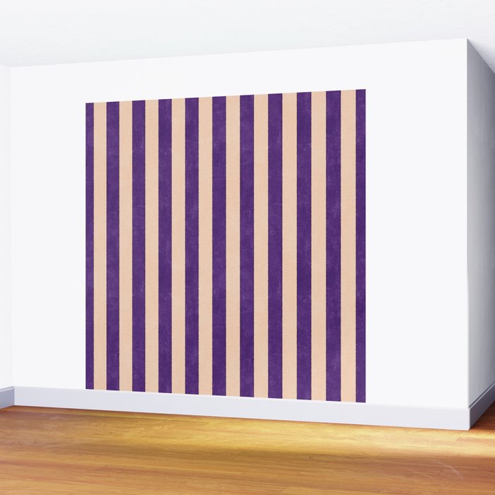 STRIPES 001 H - Fig Wall Mural Gallery Image 2