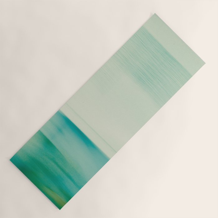 I Am Peaceful abstract photography water long exposure Yoga Mat Gallery Image 1