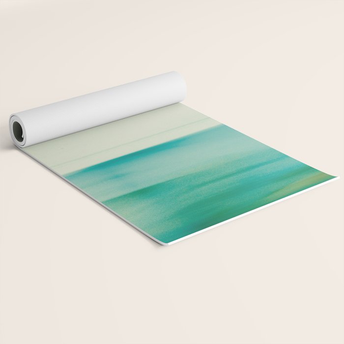 I Am Peaceful abstract photography water long exposure Yoga Mat Gallery Image 2