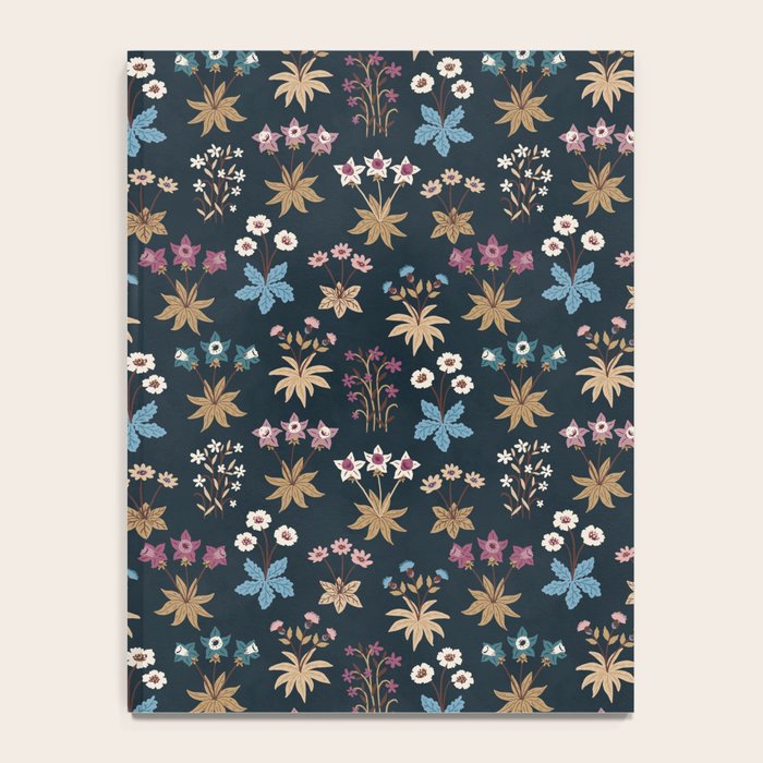 Romantic Botanica - Tapestry Bouquet in Navy Notebook Gallery Image 4