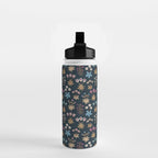 Romantic Botanica - Tapestry Bouquet in Navy Water Bottle Gallery Image 2