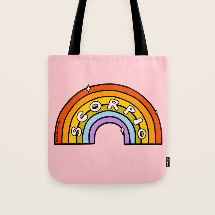 Scorpio Rainbow Tote Bag Gallery Image 1