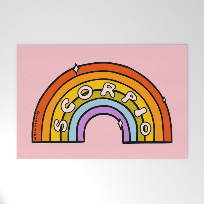 Scorpio Rainbow Welcome Mat Gallery Image 1