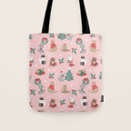 Christmas Festive Cute Holiday Kittens Tote Bag Gallery Image 1