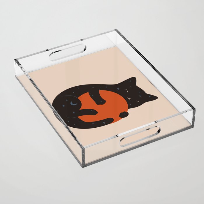 Cat Landscape 156 Acrylic Tray Gallery Image 1