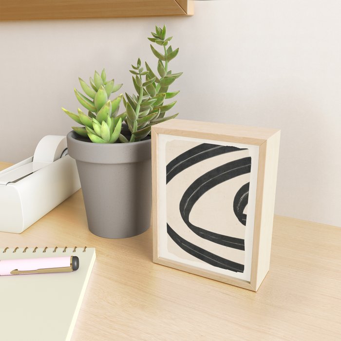 Minimal Abstract Art 17 Mini Art Print Gallery Image 2