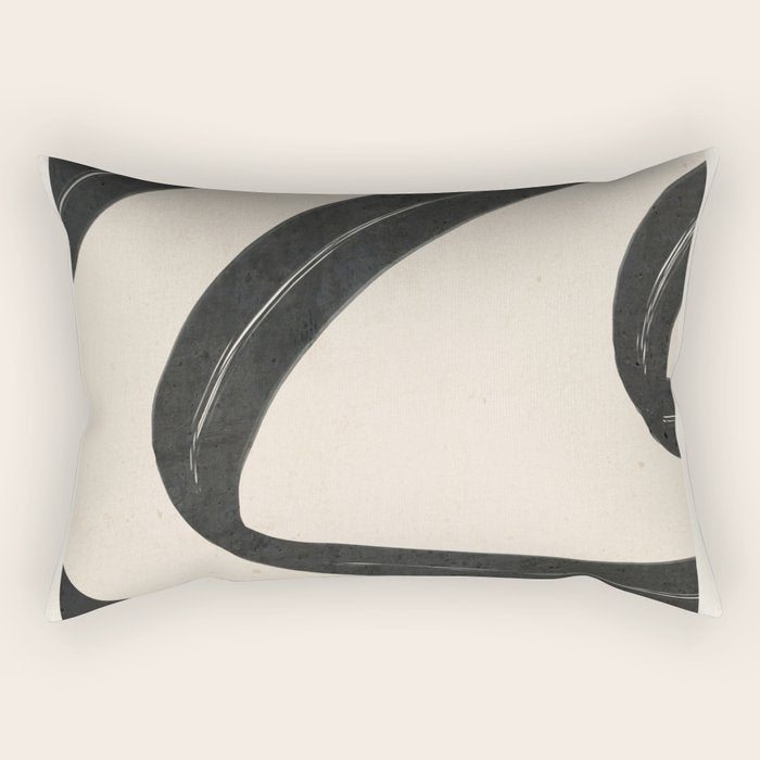 Minimal Abstract Art 17 Rectangular Pillow Gallery Image 2