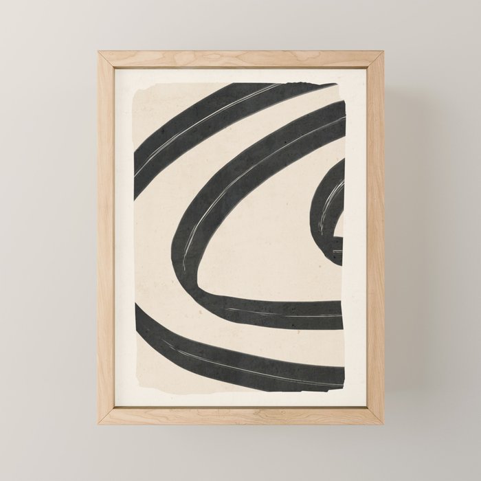 Minimal Abstract Art 17 Mini Art Print Gallery Image 1