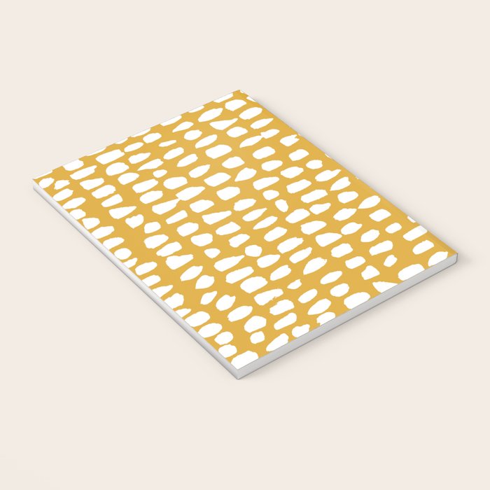 Dots (Mustard Yellow) Notebook Gallery Image 3