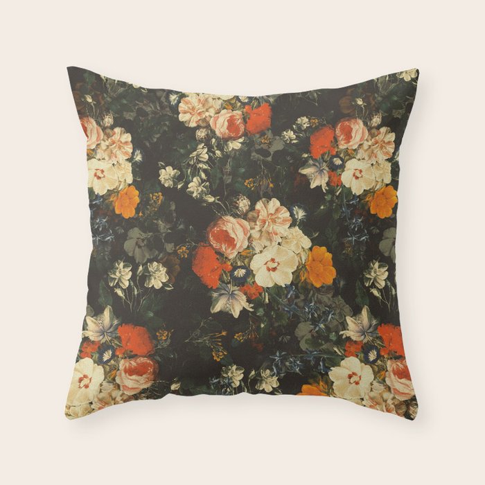 Mysterious Garden IV Throw Pillow Gallery Image 1