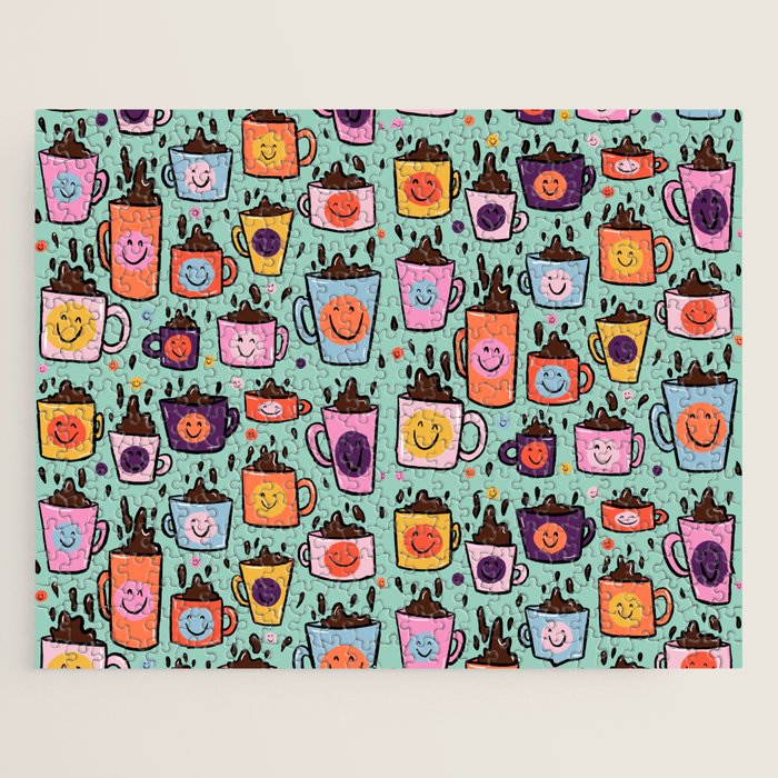 Smiley Coffee Jigsaw Puzzle Gallery Image 1