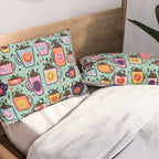Smiley Coffee Pillow Sham Gallery Image 2