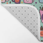 Smiley Coffee Bath Mat Gallery Image 2