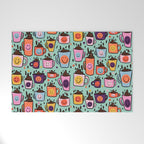 Smiley Coffee Welcome Mat Gallery Image 1