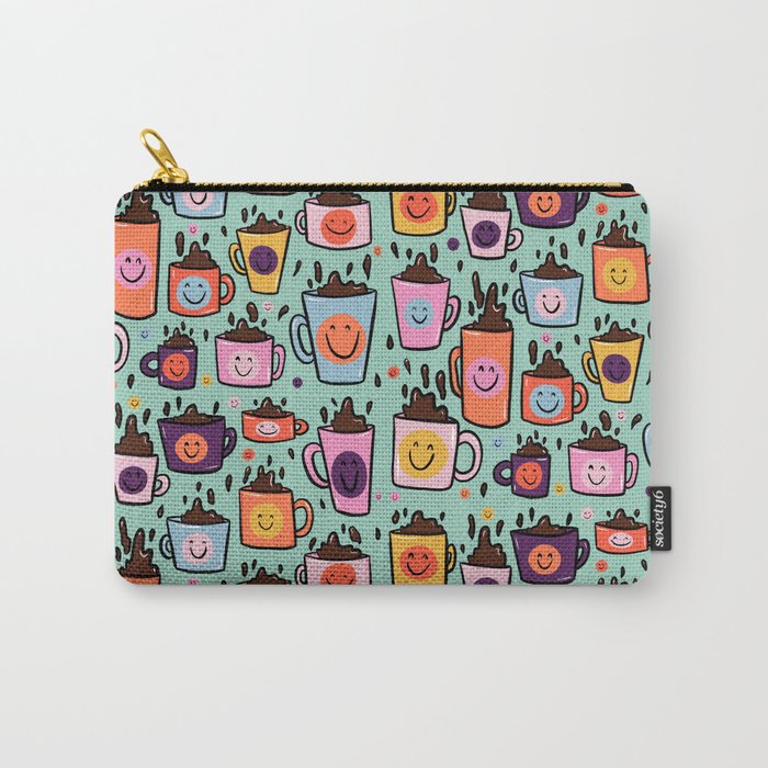 Smiley Coffee Carry All Pouch Gallery Image 1