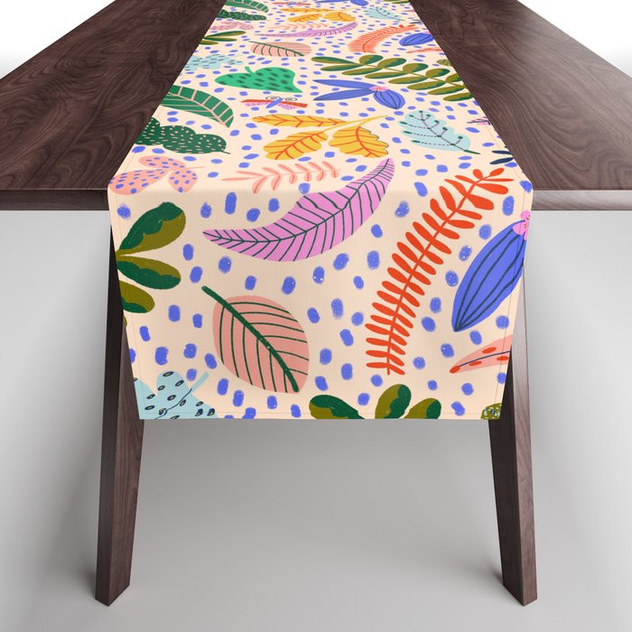 Colorful Plants  Table Runner Gallery Image 1