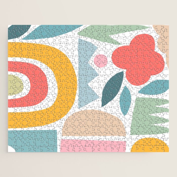 Playful Nature and Rainbow Collage Nº4 Jigsaw Puzzle Gallery Image 1