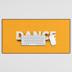 Dance 3D typography Desk Mat Gallery Image 1