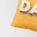 Dance 3D typography Pillow Sham Gallery Image 4