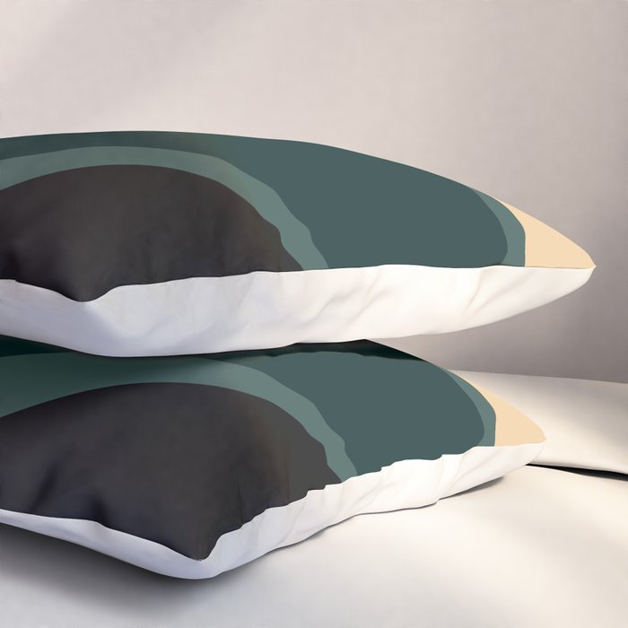 Minimalist Plant Abstract LXXXVII Pillow Sham Gallery Image 3