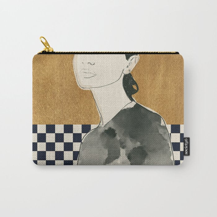 Girl Portrait 5 Carry All Pouch Gallery Image 1