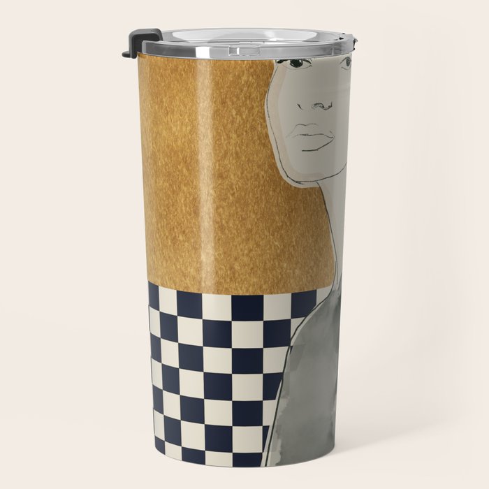 Girl Portrait 5 Travel Mug Gallery Image 3