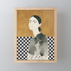 Girl Portrait 5 Mini Art Print Gallery Image 1