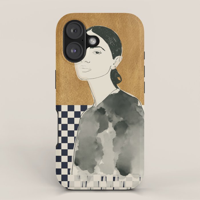 Girl Portrait 5 iPhone Case Gallery Image 1