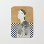Girl Portrait 5 Bath Mat Gallery Image 1