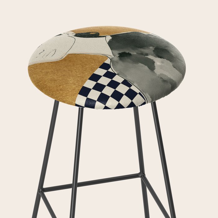 Girl Portrait 5 Stool Gallery Image 2