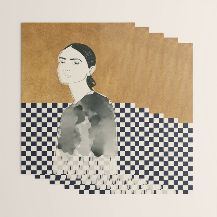 Girl Portrait 5 Wrapping Paper Gallery Image 3