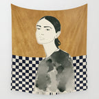 Girl Portrait 5 Wall Tapestry Gallery Image 4