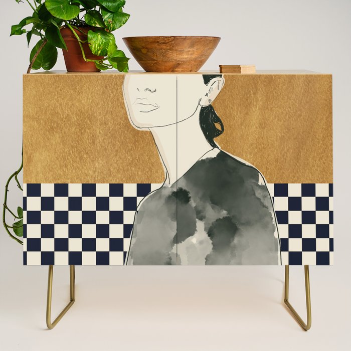 Girl Portrait 5 Credenza Gallery Image 1