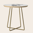 Bloom in White Side Table Gallery Image 1