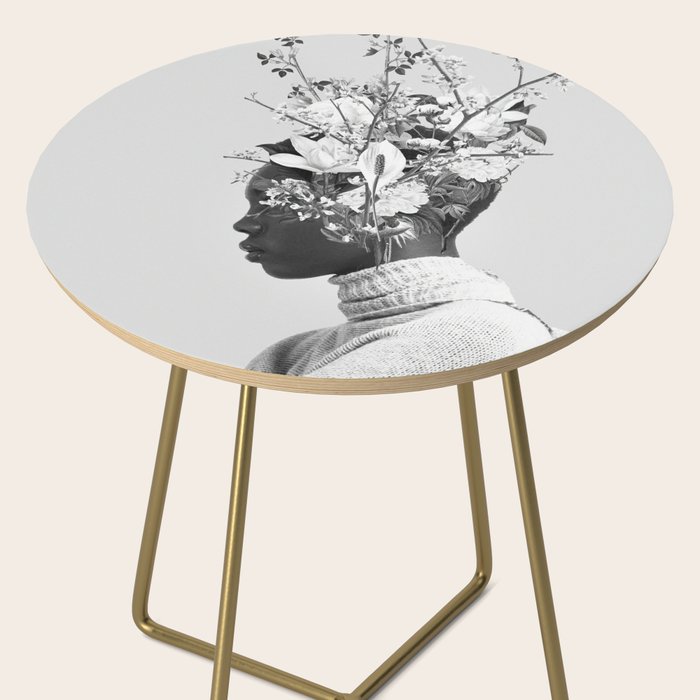 Bloom in White Side Table Gallery Image 2