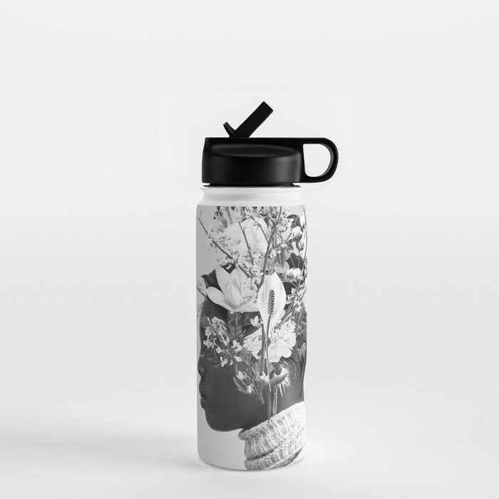 Bloom in White Water Bottle Gallery Image 1
