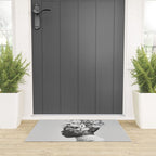 Bloom in White Welcome Mat Gallery Image 3
