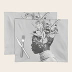 Bloom in White Placemat Gallery Image 1