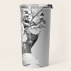 Bloom in White Travel Mug Gallery Image 2