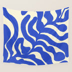 matisse blue leaves Wall Tapestry Gallery Image 4