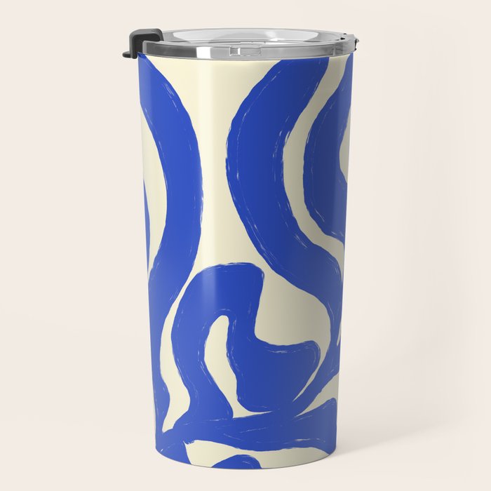 matisse blue leaves Travel Mug Gallery Image 3