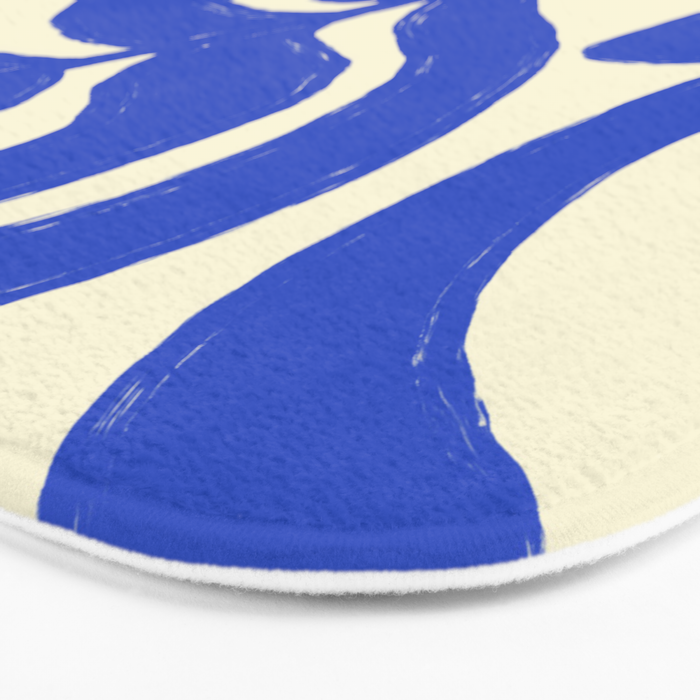 matisse blue leaves Bath Mat Gallery Image 3