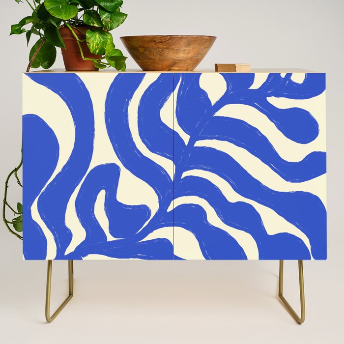 matisse blue leaves Credenza Gallery Image 1