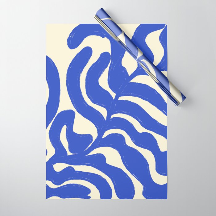 matisse blue leaves Wrapping Paper Gallery Image 1