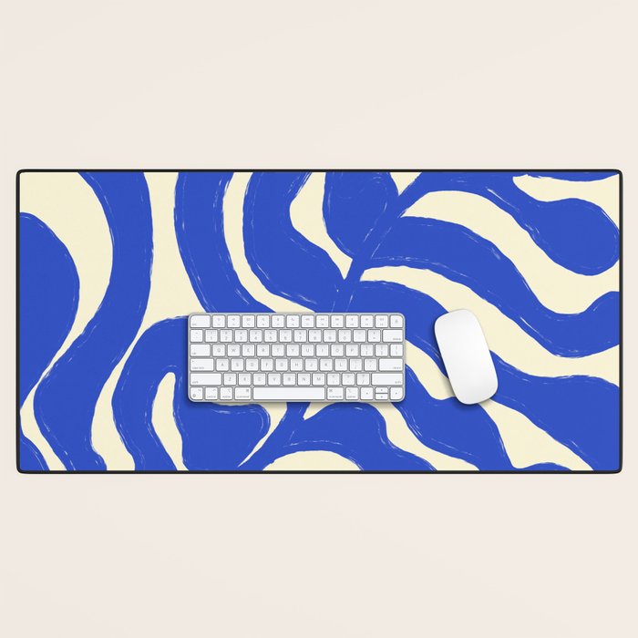 matisse blue leaves Desk Mat Gallery Image 1