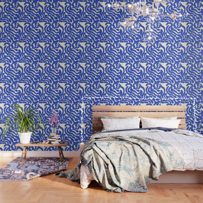 matisse blue leaves Wallpaper Gallery Image 1