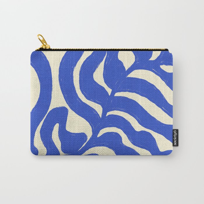 matisse blue leaves Carry All Pouch Gallery Image 1
