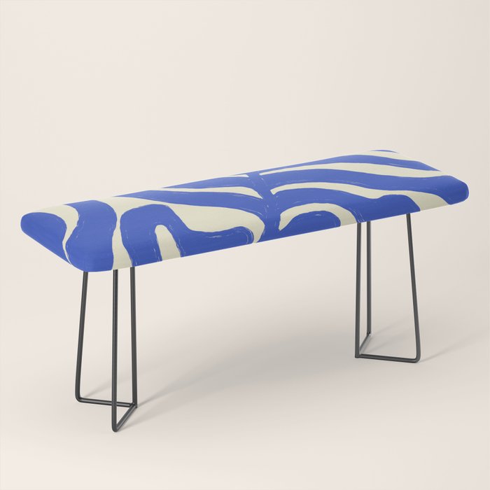 matisse blue leaves Bench