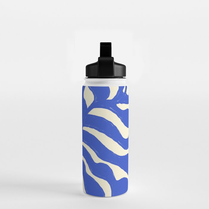 matisse blue leaves Water Bottle Gallery Image 2